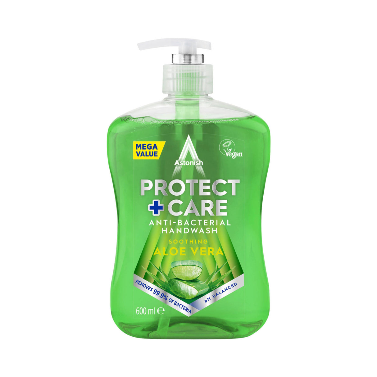 Astonish Anti-bac Clean Protect Hand Wash Aloe Vera Liquid 600ml