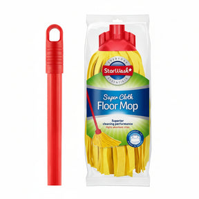 Star Wash Synthetic Belt Mop With Handle