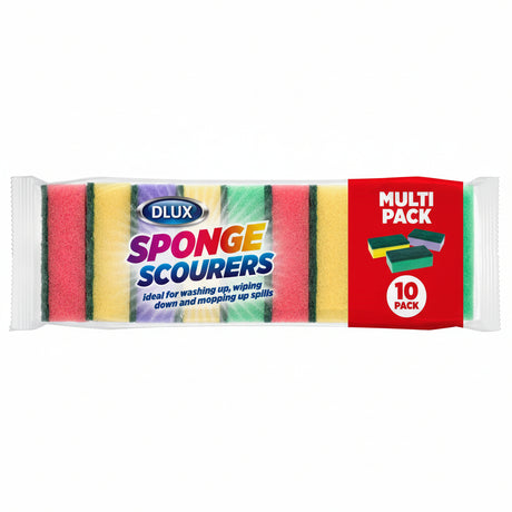 Dlux Sponge Scourers 10pk
