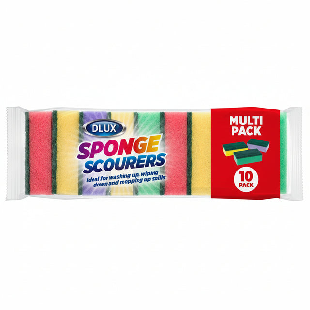Dlux Sponge Scourers 10pk