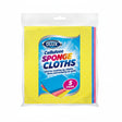 Dlux Cellulose Sponge Cloths 5 Pack