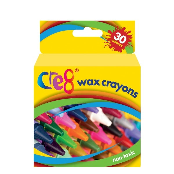 Wax Crayons 30 Colours