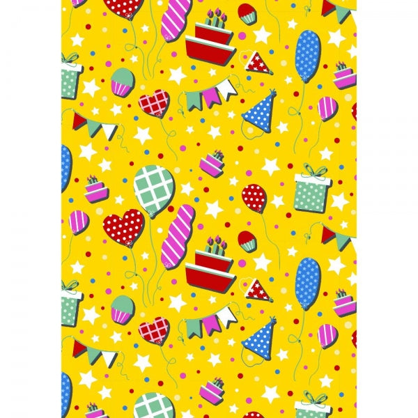 Kids Gift Wrap Assorted 2.5m x 70cm