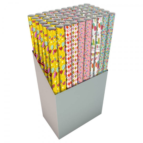 Kids Gift Wrap Assorted 2.5m x 70cm