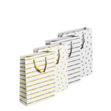 Gold & Silver Patterned Gift Bag Medium