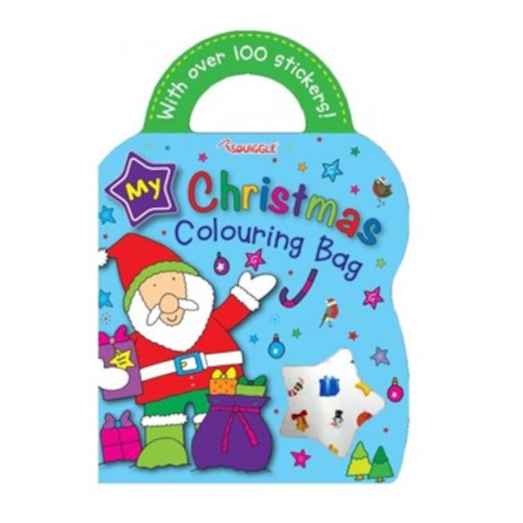 Christmas Colour Bag Book With Over 100 Sticker