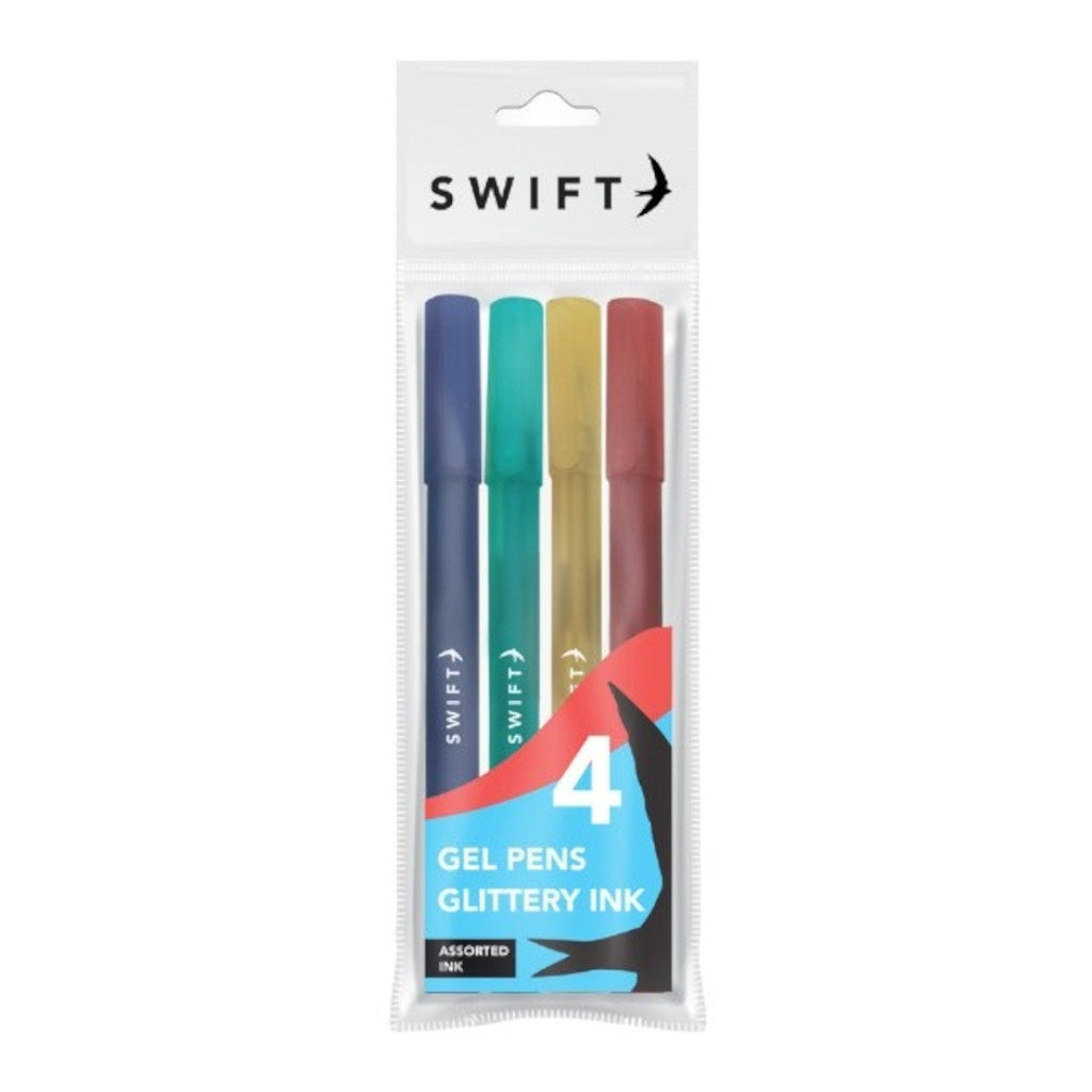 Assorted Glitter Gel Pens | 4 Pack