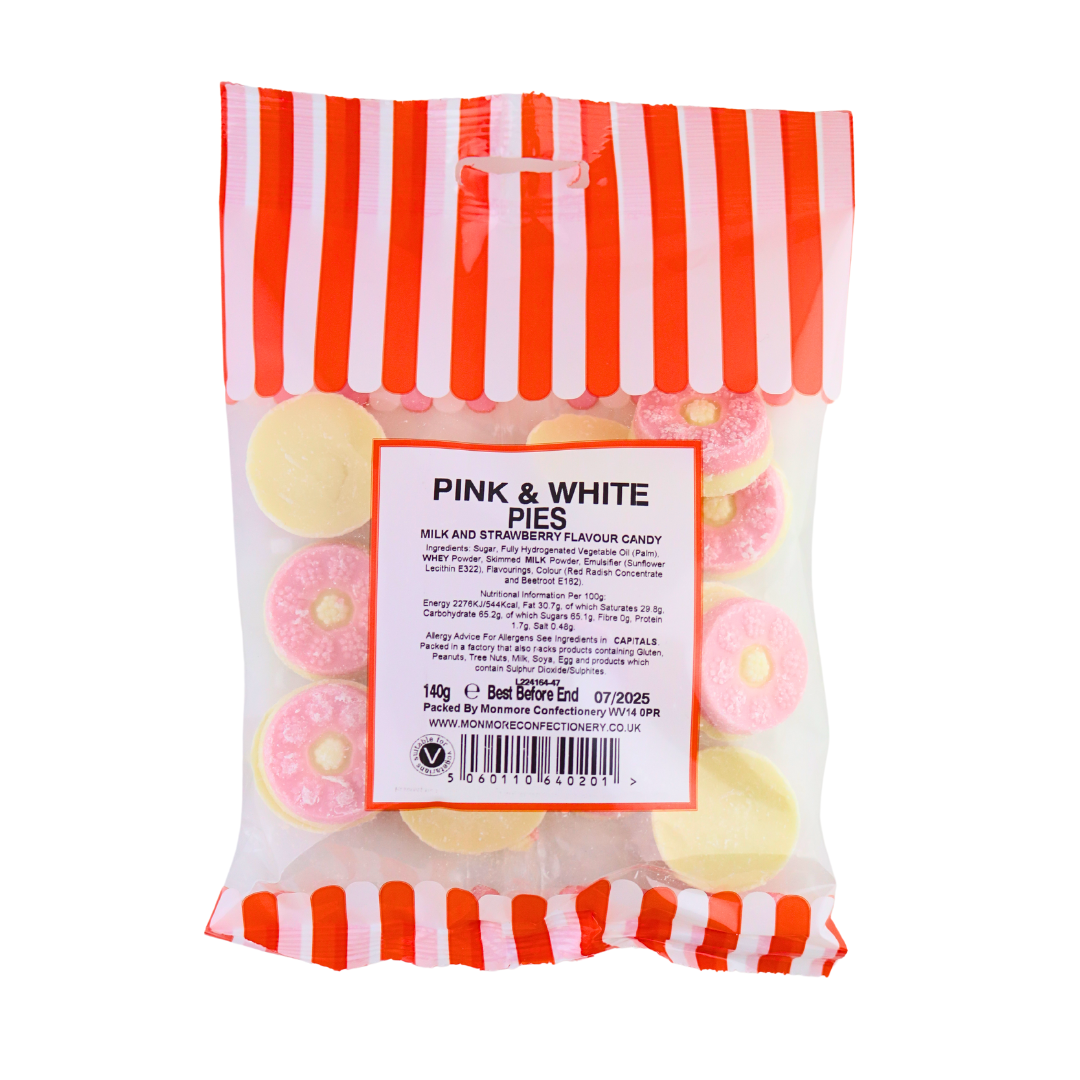 Pink And White Pies 140g