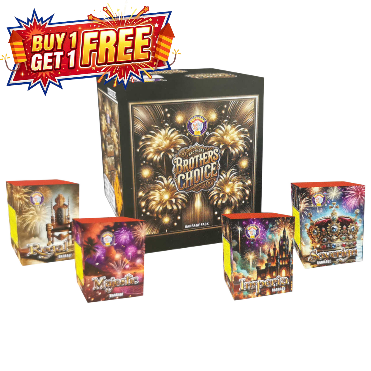 Brothers Choice | 100 Shot Barrage Pack