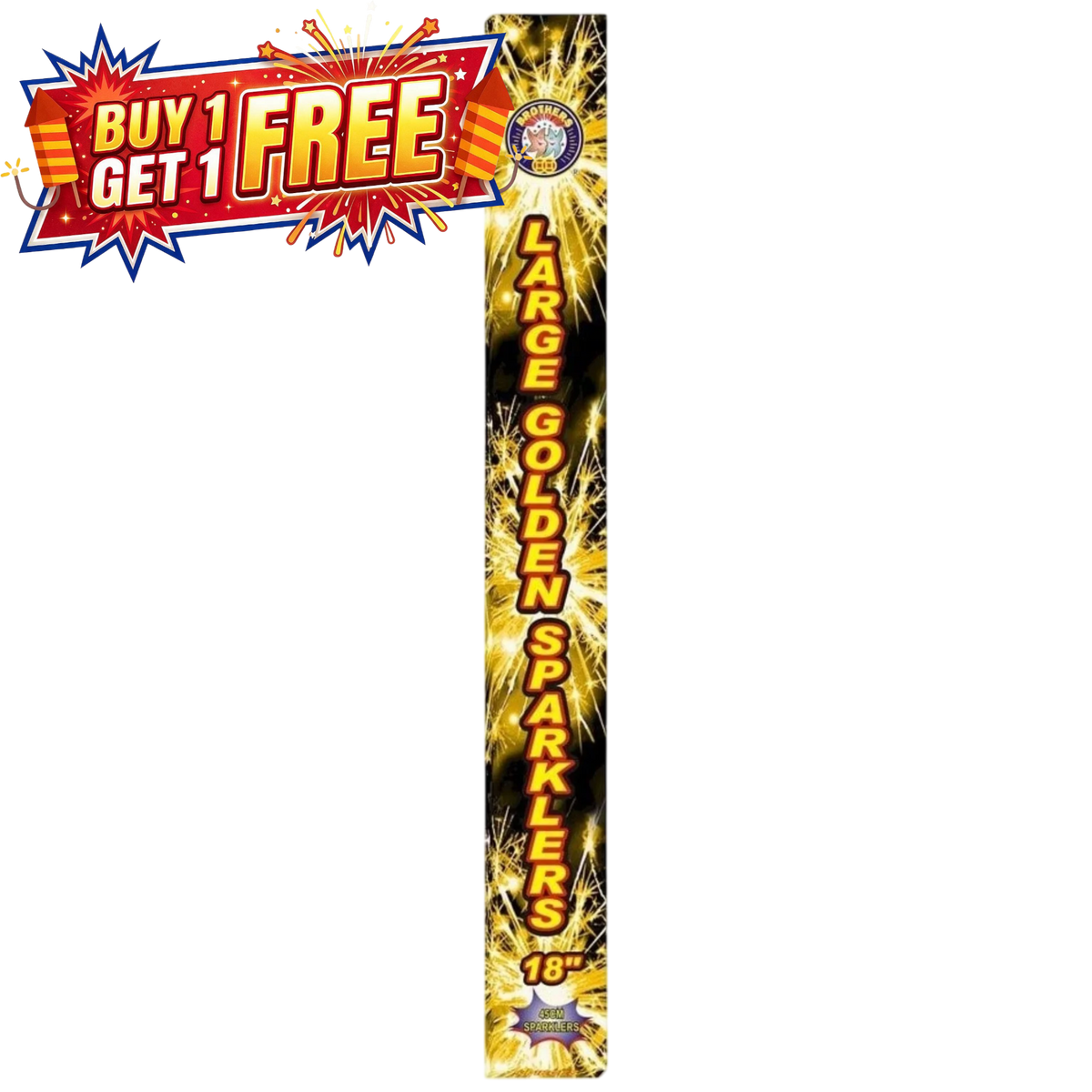 Large Golden Sparklers 18 Inch | 5 Piece
