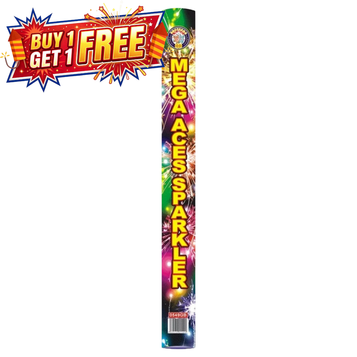 Mega Aces Coloured Sparklers 18 Inch | 5 Piece