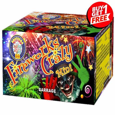 Fireworks Crazy Mini 100 Shot Barrage