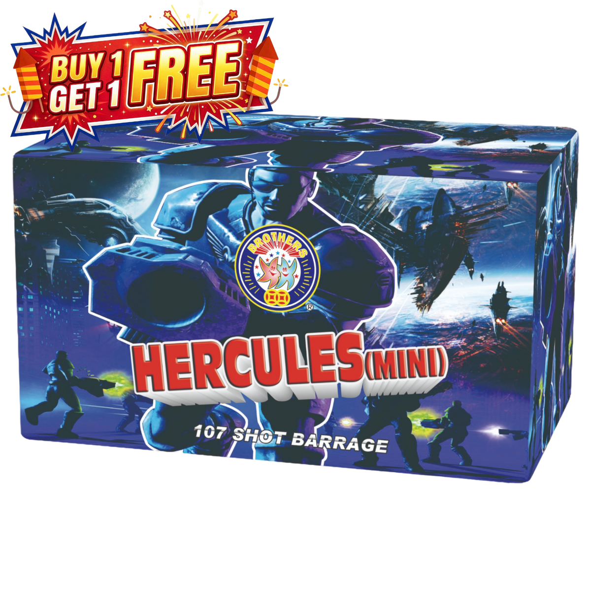 Hercules Mini 107 Shot Barrage