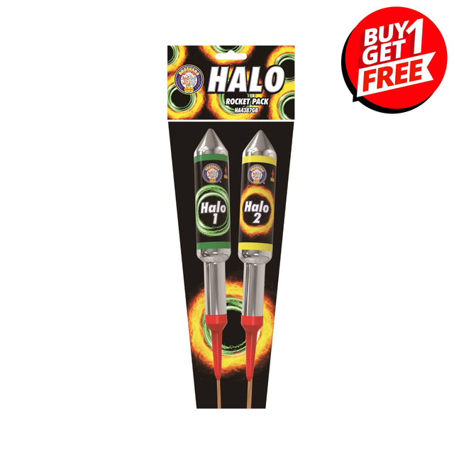 Halo Gender Reveal 2 Piece Rockets