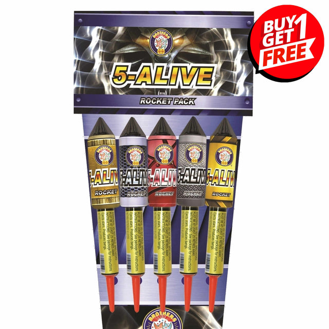 5 Alive 5 Piece Rockets