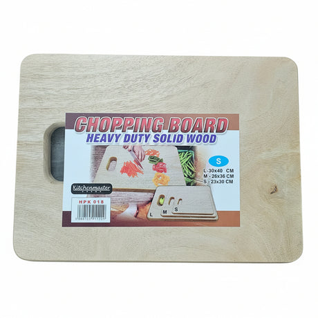 Chopping Board Heavy Duty Solid Wood 23x30cm
