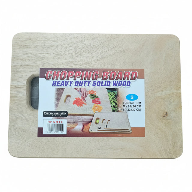 Chopping Board Heavy Duty Solid Wood 23x30cm