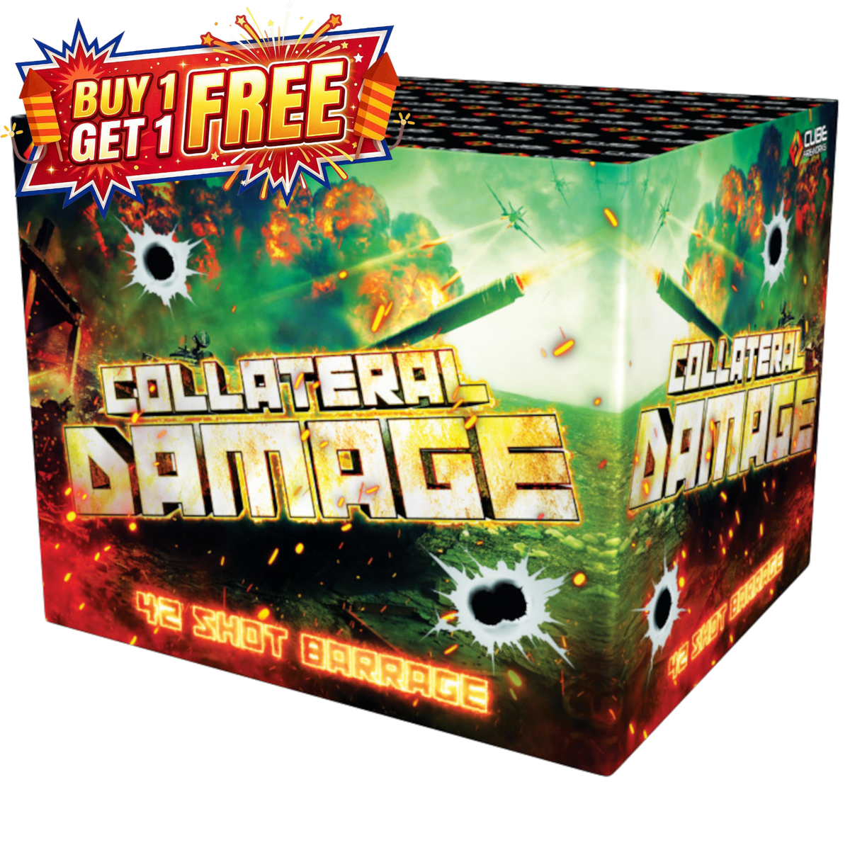Collateral Damage 42 Shot Barrage