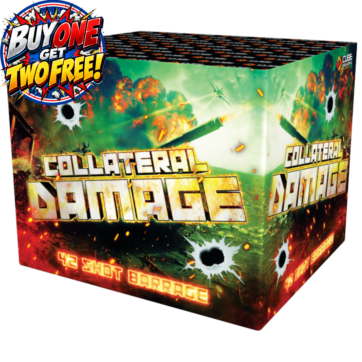 Collateral Damage 42 Shot Barrage
