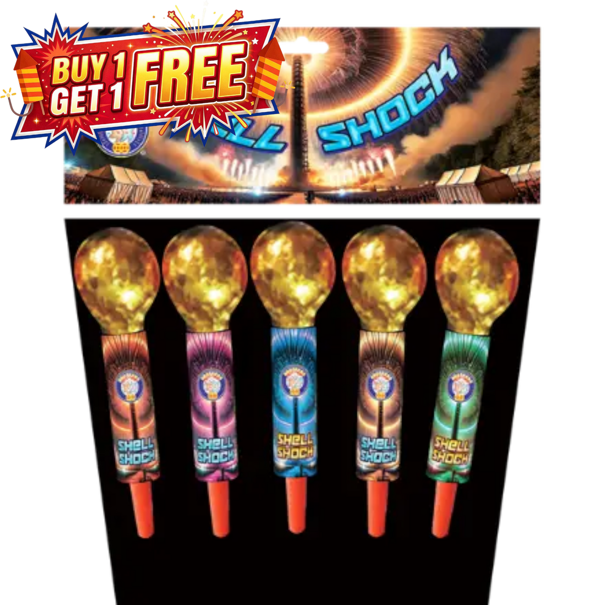 Shell Shock | 5 Piece Rockets