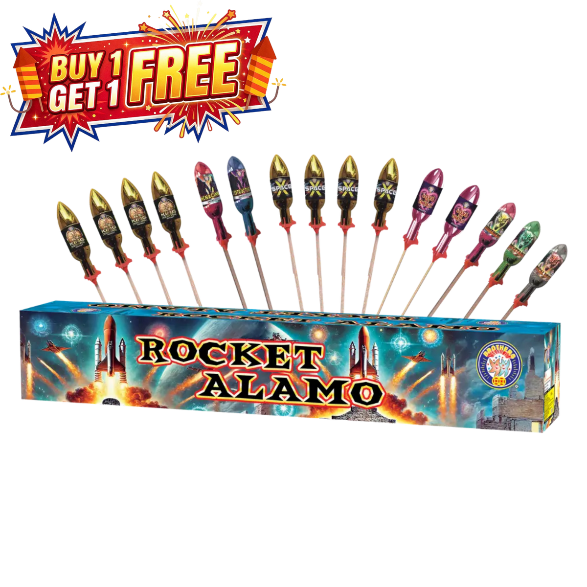 Rocket Alamo | 15 Piece Rocket Display Kit