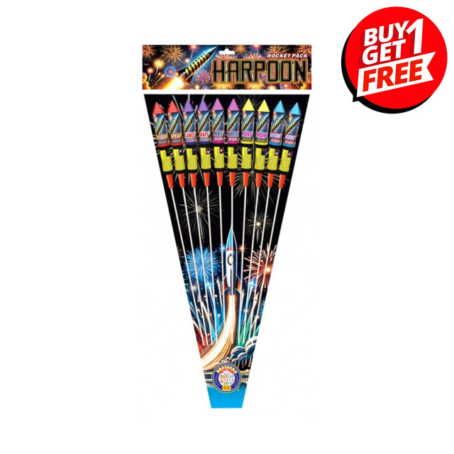 Harpoon 10 Piece Rockets