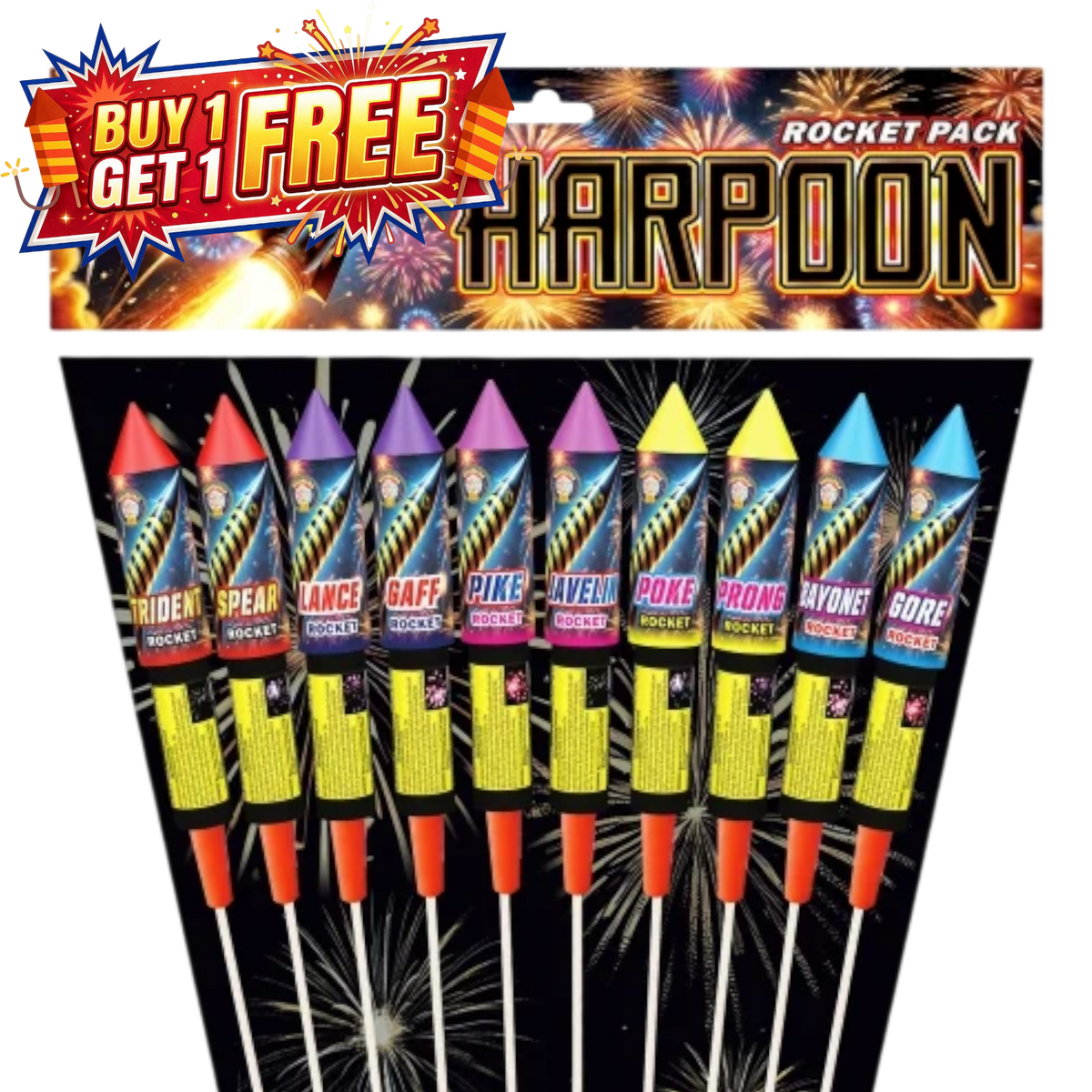 Harpoon | 10 Piece Rockets