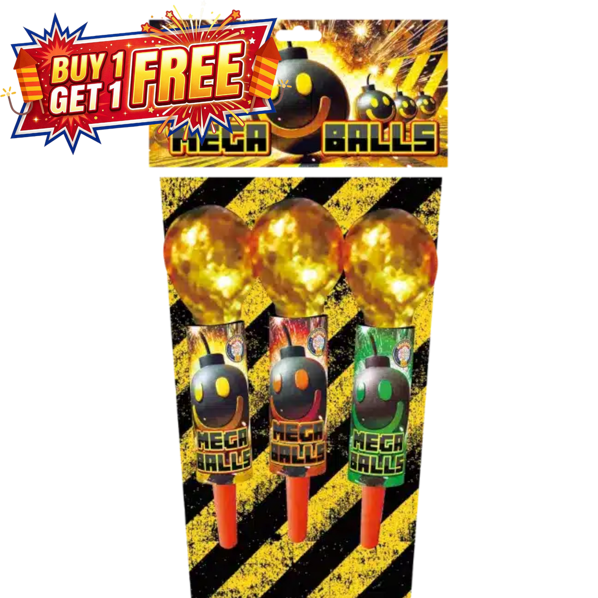 Mega Balls | 3 Piece Rockets