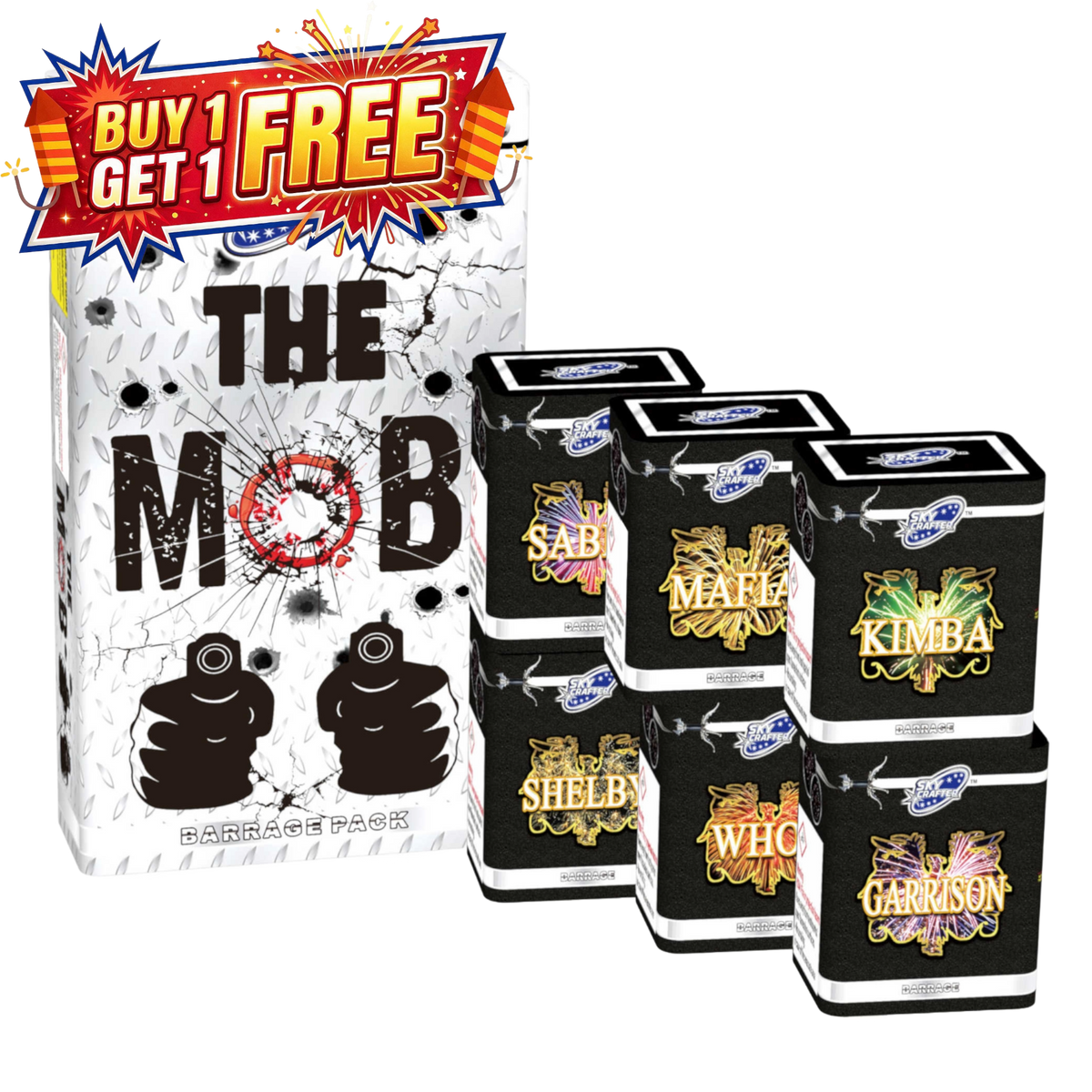 The Mob | 6x12 Shot Barrage Pack
