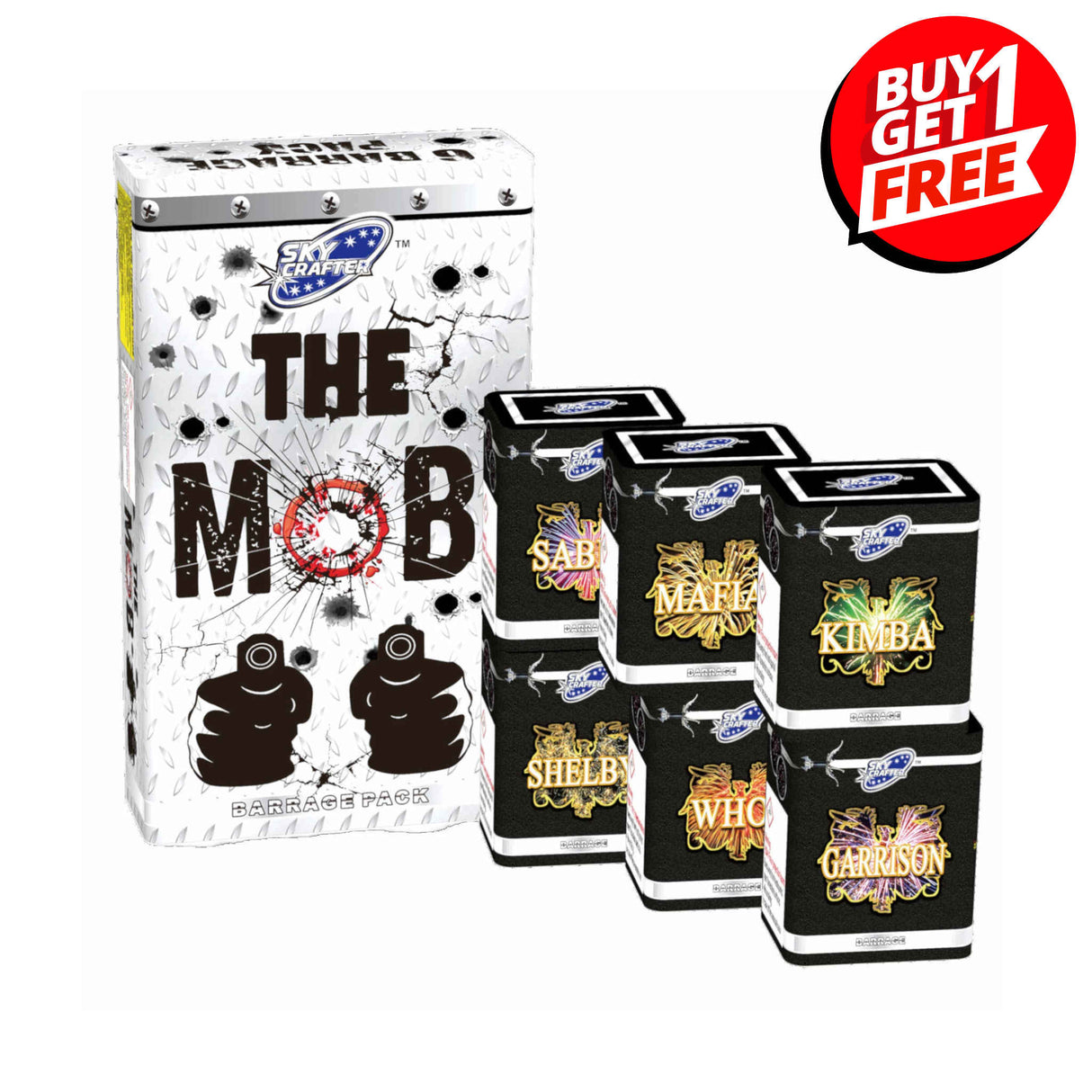 The Mob 6x12 Shot Barrage Pack
