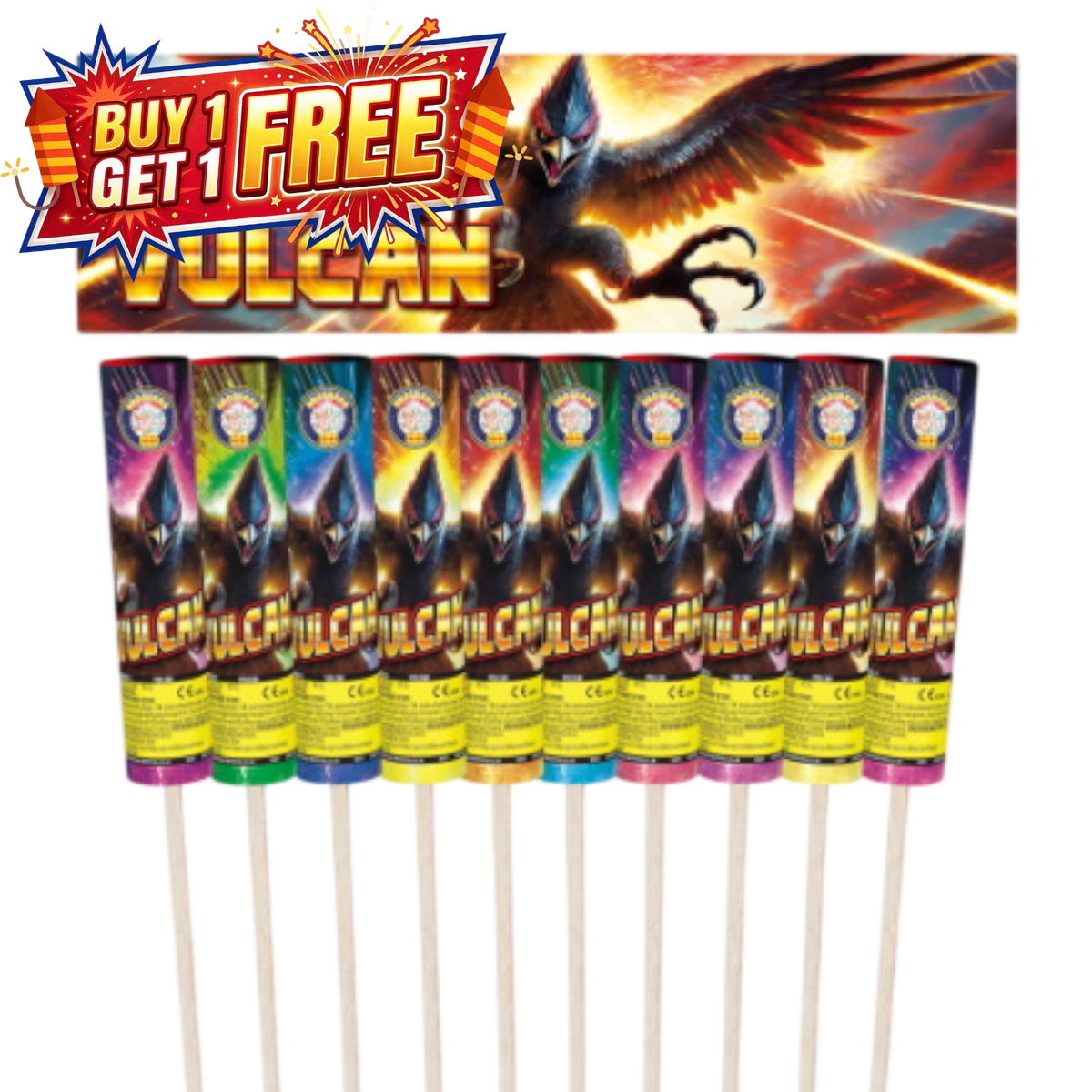 Vulcan | 10 Piece Rockets