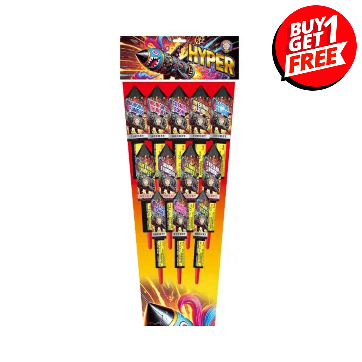 Hyper 12 Piece Rockets