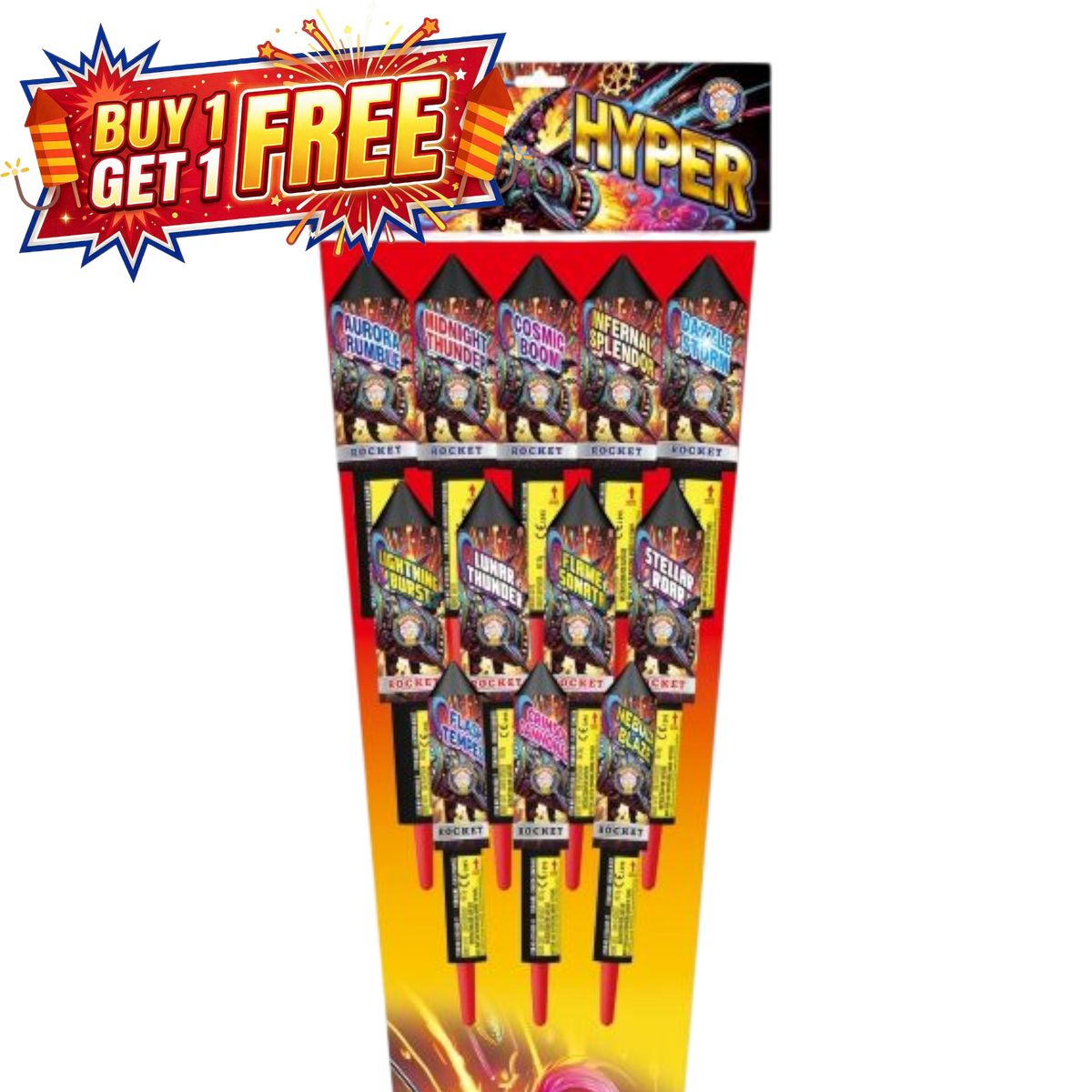 Hyper | 12 Piece Rockets