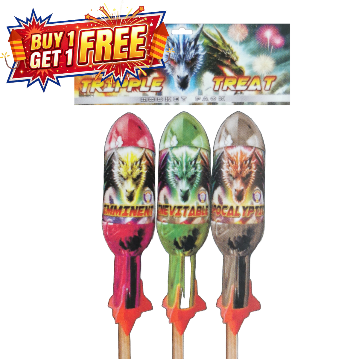 Triple Threat | 3 Piece Rockets