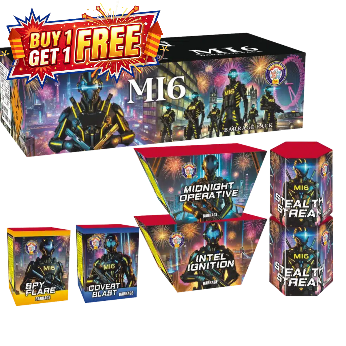 MI6 | 188 Shot Barrage Pack