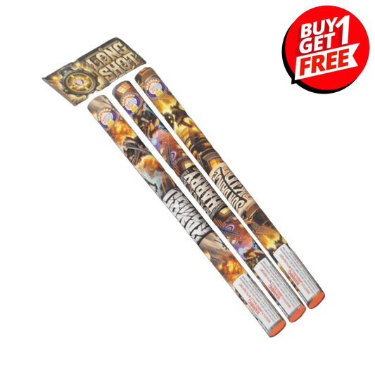 Long Shot 3 Piece 5 Shot Roman Candles