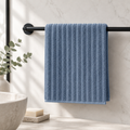 Ribbed Hand Towel Maison Blue 45x85cm