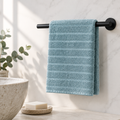 Ribbed Hand Towel Soft Teal 45x85cm