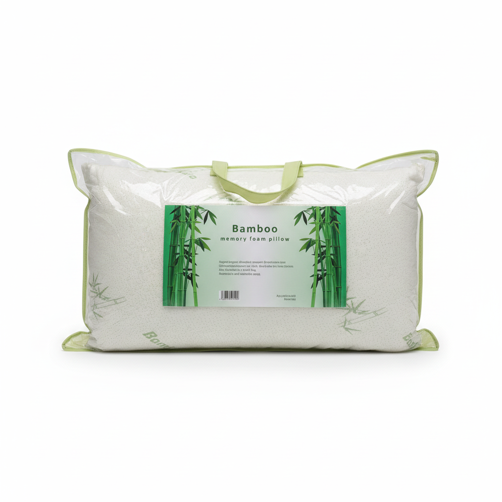 Bamboo Memory Foam Pillow 45 x 70cm