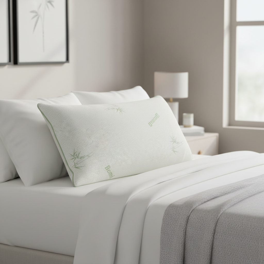 Bamboo Memory Foam Pillow 45X70cm
