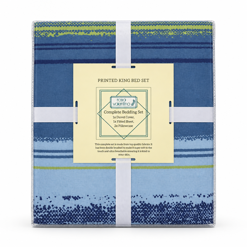 Microfibre Complete Bed Set Printed King