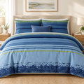 Printed King Complete Bedding Set Microfibre