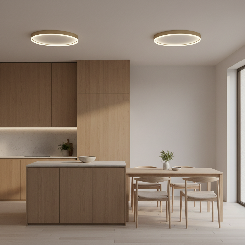 Pack of 2 40W Round LED Linear Frames, 3CCT Selectable