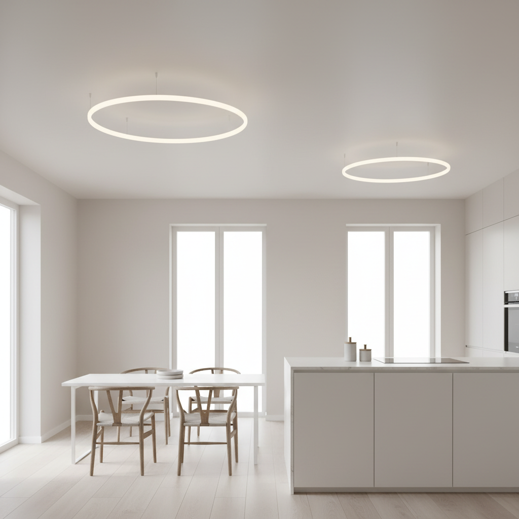 Pack of 2 40W Round LED Linear Frames, 3CCT Selectable