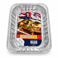 Large Aluminium Foil Roasting Tray 40.6cm Disposable Roaster Pan
