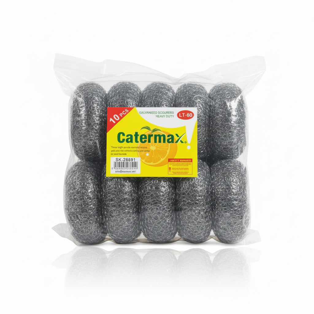 Catermax Heavy Duty Galvanized Scourers 10 Pack