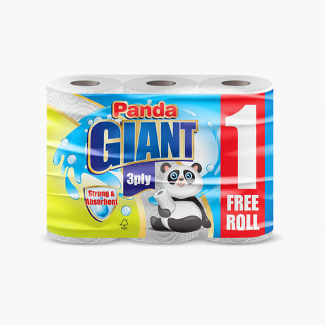 Panda Giant 3ply Kitchen Towel 3 Pack