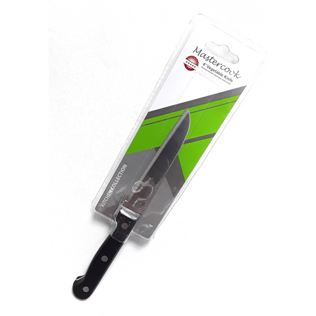 4 Inch Vegetable Knife Black Handle