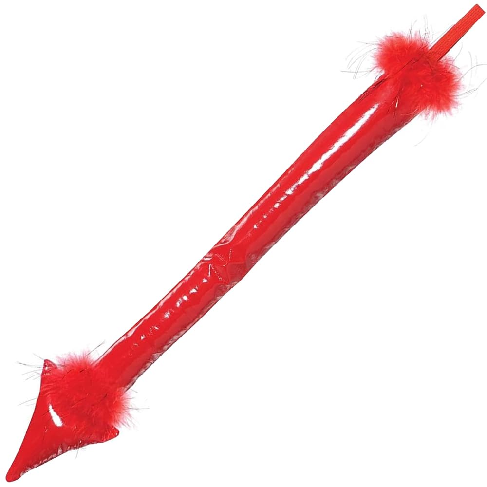 amscan 840183-55 Red Devil Tail Costume Accessory, 1 Pc