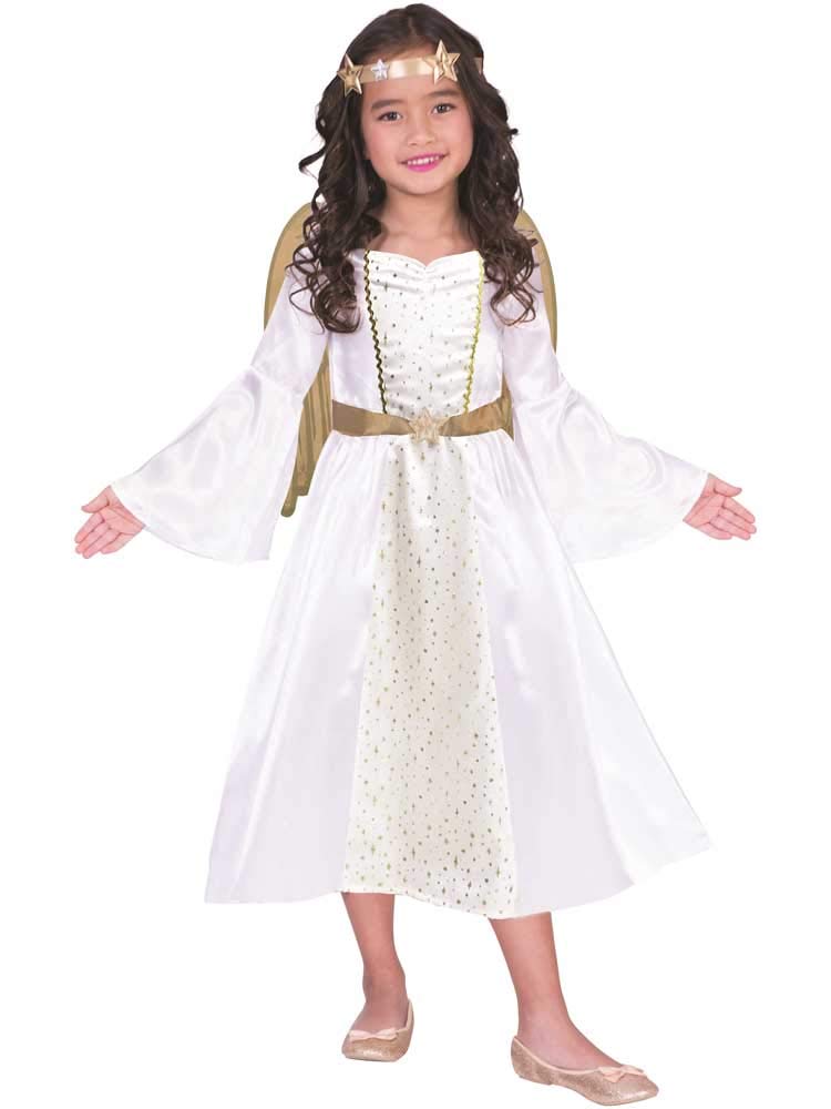 amscan 9906016 Childs Angel Costume - Small Star pattern (7-8 years)